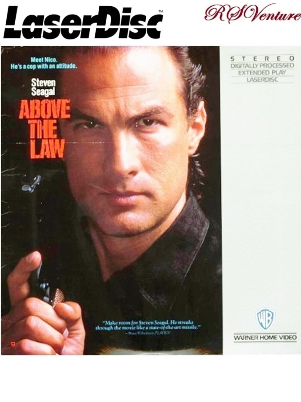 LaserDisc Film "ABOVE THE LAW"